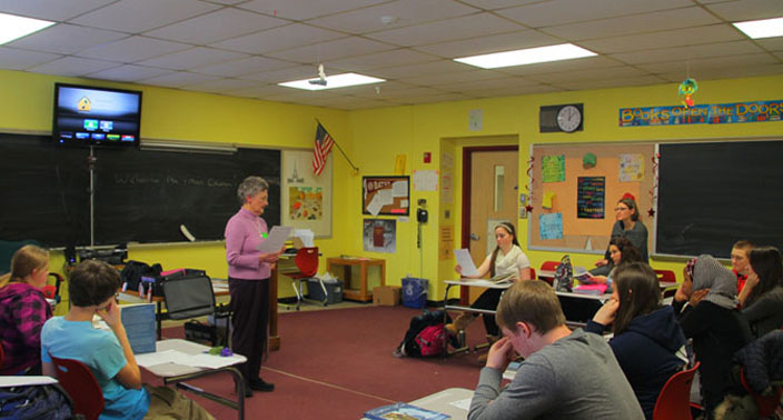 teaching a high school writing class