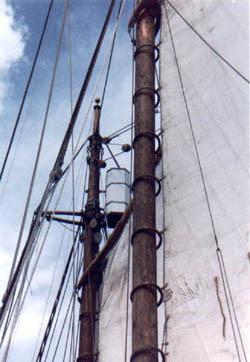 Ice Barrel on Schooner Bowdoin